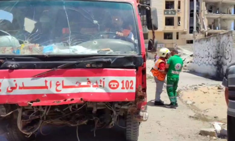 خسائر بقيمة مليون دولار.. الدفاع المدني في غزة يعاني ويلات الحرب