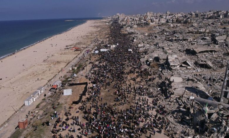 العودة إلى شمال غزة تصويت شعبي فلسطيني ضد خطط التهجير