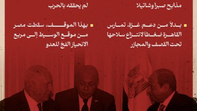 نزع سلاح المقاومة.. مصر تنحدر إلى مربع الوسيط المنحاز للاحتلال
