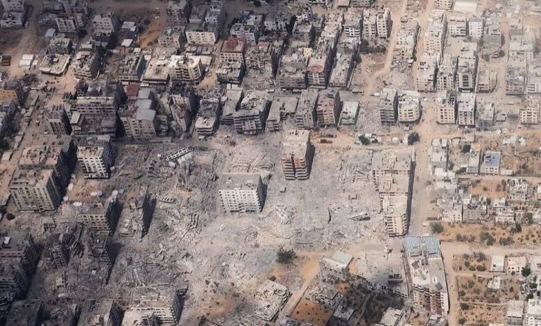 صور جوية تكشف الدمار الهائل وتدمير أحياء كاملة في قطاع غزة