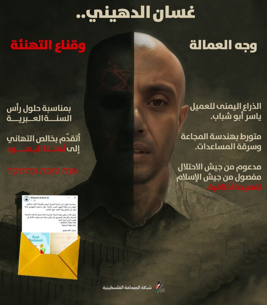 غسان الدهيني.. وجه العمالة وقناع التهنئة