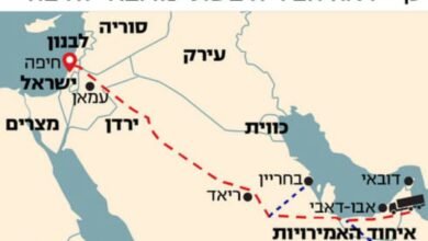 السكة الحديدية بين حيفا والإمارات تُبنى سرًّا خلال حرب غزة