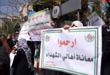 أزمة مخصصات الشهداء والجرحى تتصاعد.. ماذا حدث أمام مبنى مجلس الوزراء في رام الله؟